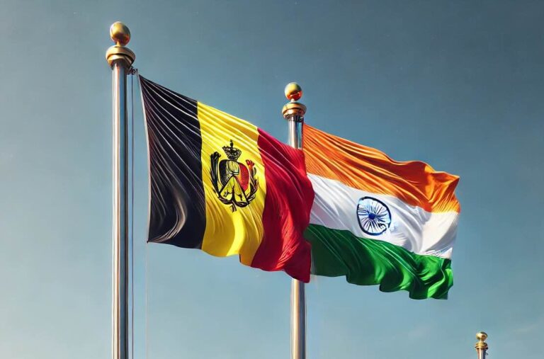 DALLC2B7E-2025-03-04-10.25.51-A-hyper-realistic-image-of-the-Belgian-and-Indian-flags-hanging-sepa.jpeg